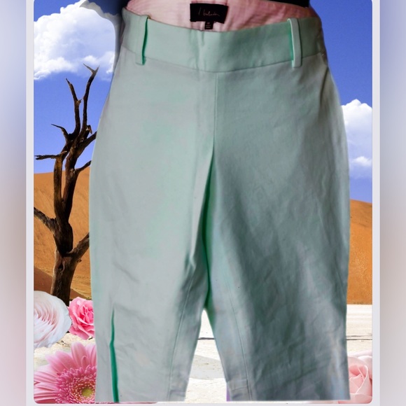 Pants size m capris pre-owned with free tank top open back  +free necklace - Picture 5 of 15